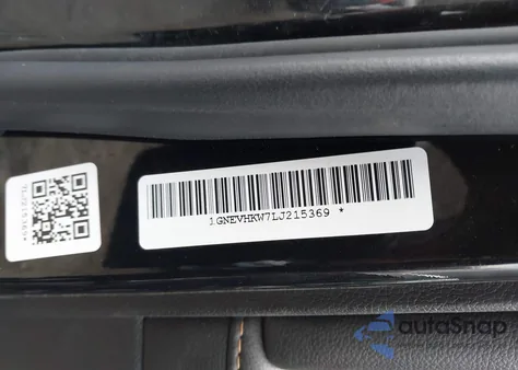 2020 Chevrolet Traverse Awd Lt Leather z USA, uszkodzony, nr VIN 1GNEVHKW7LJ215369